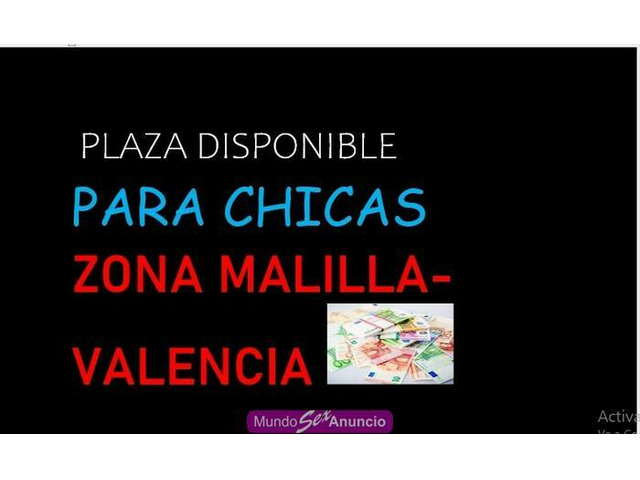 PLAZAS DISPONIBLES EN MALILLA