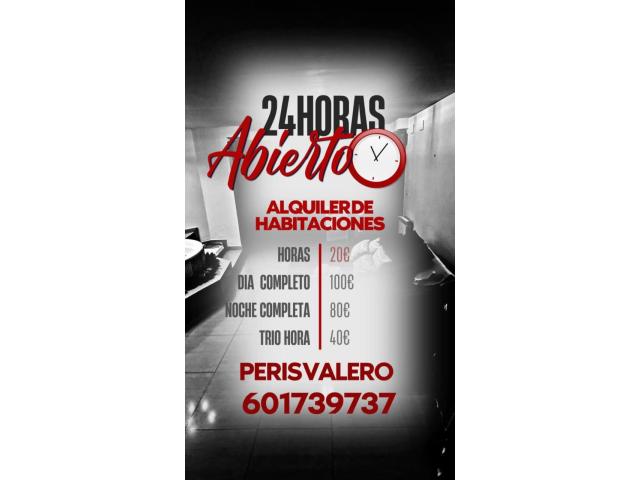 HABITACIONES DISPONIBLES LAS 24 HORAS