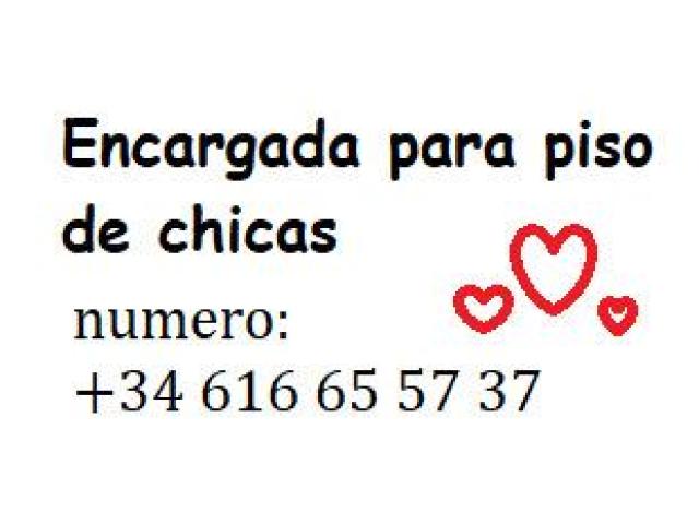 se nesesita encargada