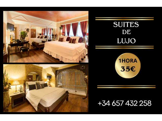 Suite de Lujo x horas, instalaciones lujosas