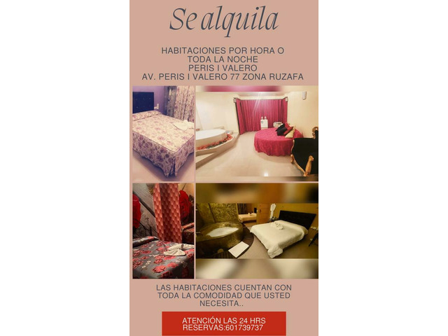 SE ALQUILAN HABITACIONES  COMODAS