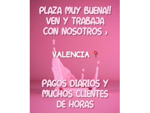 PLAZAS LIBRES EN VALENCIA. . .