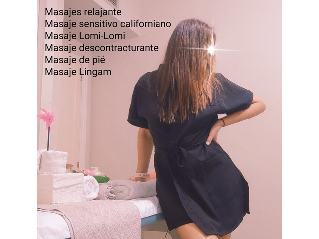 Masajista diplomada en varias tecnicas