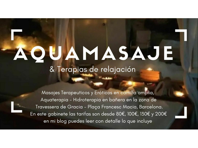 AquaMasaje en Bañera Travessera de Gracia 15