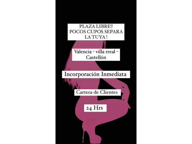 PLAZA LIBRE EN VILLA REAL ALTOS INGRESOS
