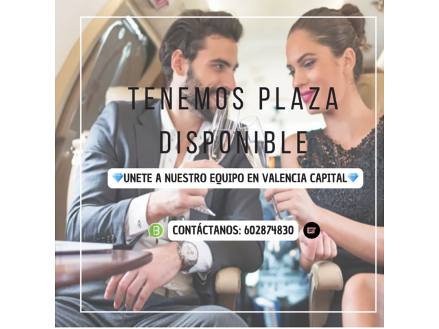 PLAZA DISPONIBLE MUCHOS INGRESOS Y CLIENTES