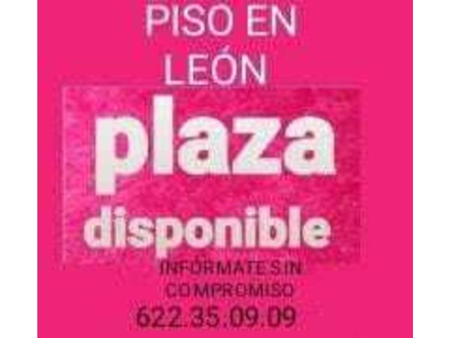 Plaza disponible
