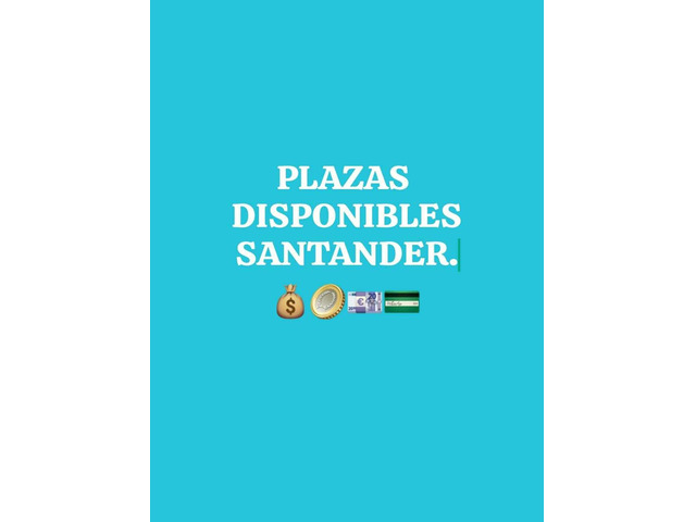 Plazas disponibles.