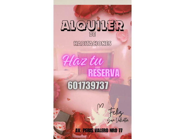 alquiler en peris y valero 24 horas
