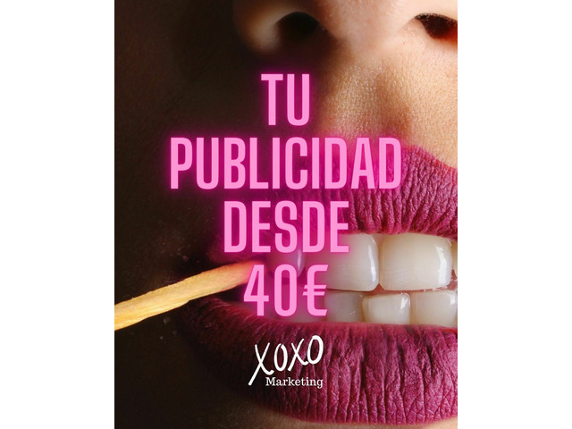 Publicidad en portales de anuncios.