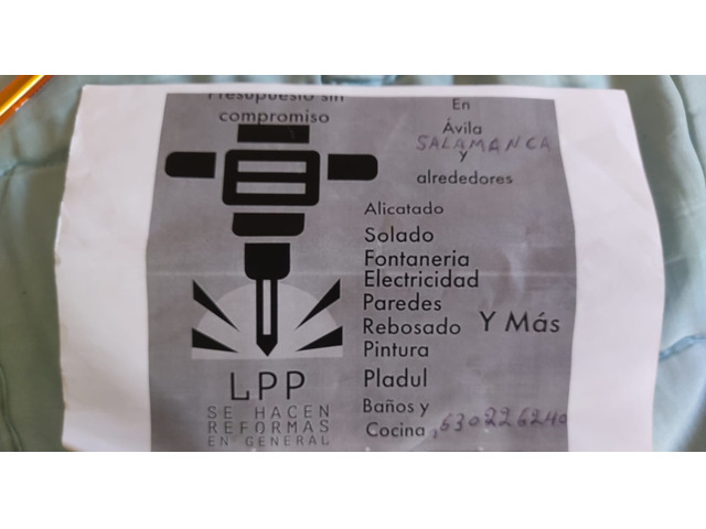 REFORMAS EN GENERAL AVILA, SALAMANCA, ETC